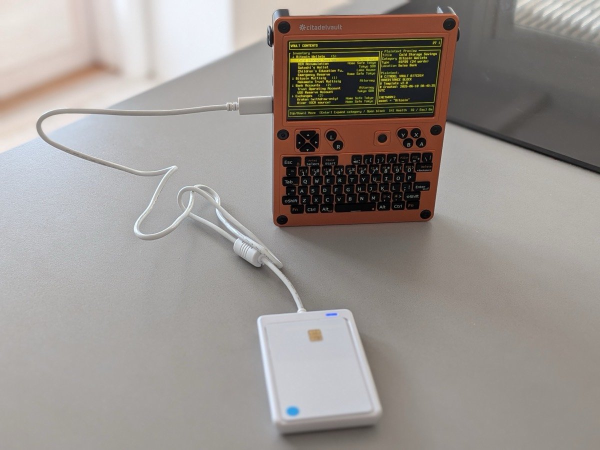 Citadel Vault contact Smartcard reader